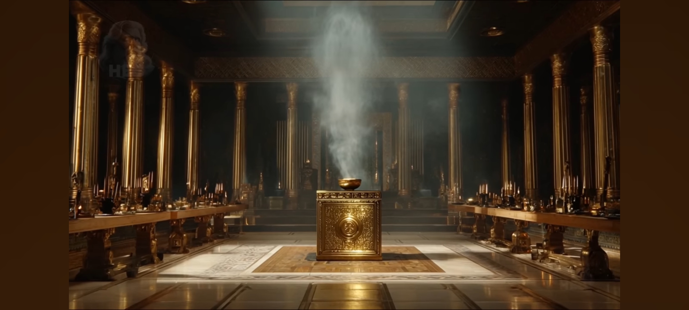 Imagen del Altar del Incienso en el Lugar Santo