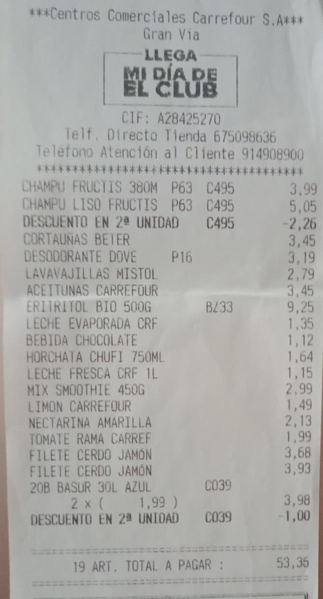 Ticket restaurante